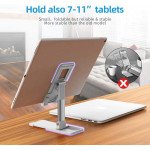 Wholesale Universal Heavy Duty Desktop Tabletop Cell Phone, iPad, Tablet Lifting Bracket with Foldable Adjustable Height and Angle (White)